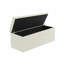 Safar Large Plush Velvet Ottoman Storage Box with Plain Lid Multi Functional Upholstered Blanket Box-116779922-116779910
