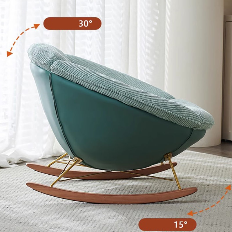 Chaise berçante simple et moderne