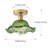 1-Green dimmable glass ceiling light