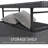 Cahlan Rectangular Metal Outdoor Dining Table , 51.18'' in. W 27.6'' in. D-71245695