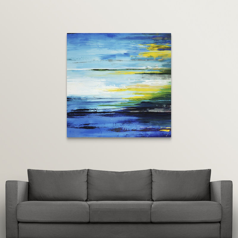 " The Fallen " by Sydney Edmunds, 35" H x 35" W x 1.5" D, Wrapped Canvas