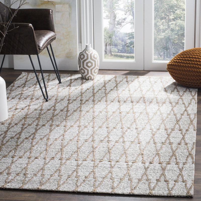 Tapis performance performance tissé à la main Twerton, Rectangle 8 pi x 10 pi