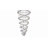 Karelia Modern 12 Light Spiral Crystal Chandelier