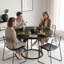 Dining Table with Steel Base