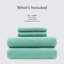  Ensemble de draps en tricot de coton toutes saisons-29832911-29832912