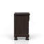 Table de chevet 2 tiroirs cerisier foncé