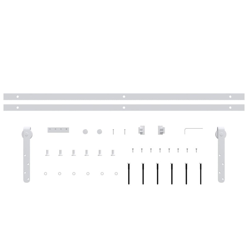 Affer Sliding Cabinet Door Kit 91 cm Carbon Steel, 152cm, White
