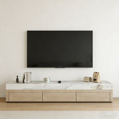 Simplicity Sintered Stone TV Stand 3 Drawers