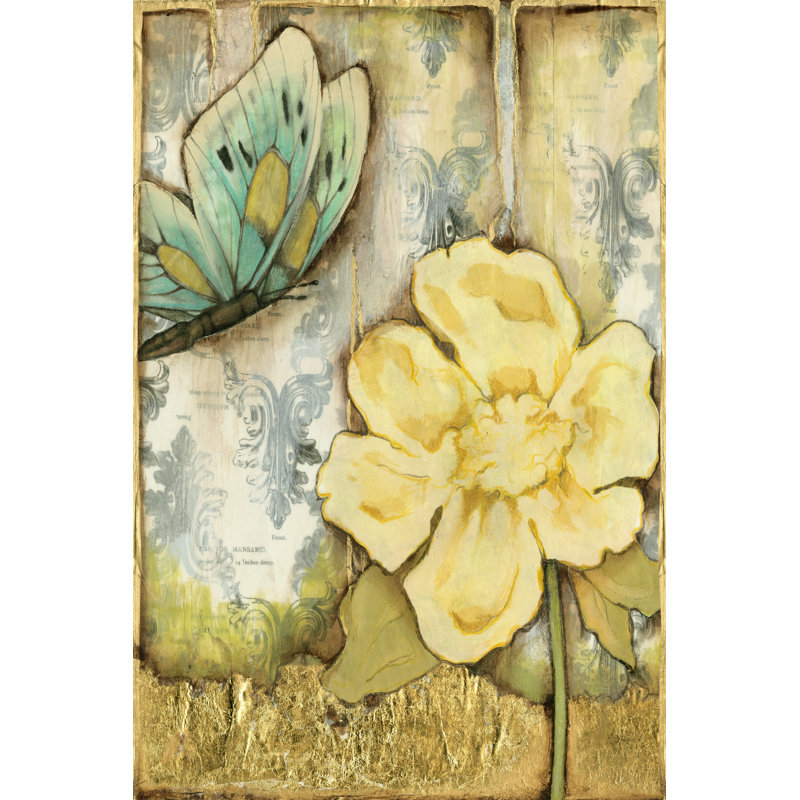 Garden Metamorphosis I by Jennifer Goldberger - Wrapped Canvas Painting, 46cm H x 30cm W