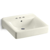 Soho Ceramic 20" Wall Mount Bathroom Sink with Overflow