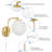 Dimmable Plug in Wall Sconces