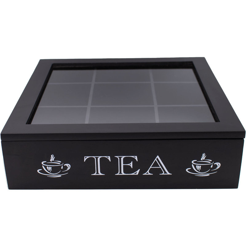 Latitude Run Arisela Wood Tea Box