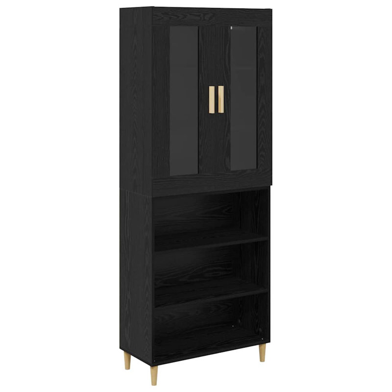 69.5cm Sideboard, Black Oak