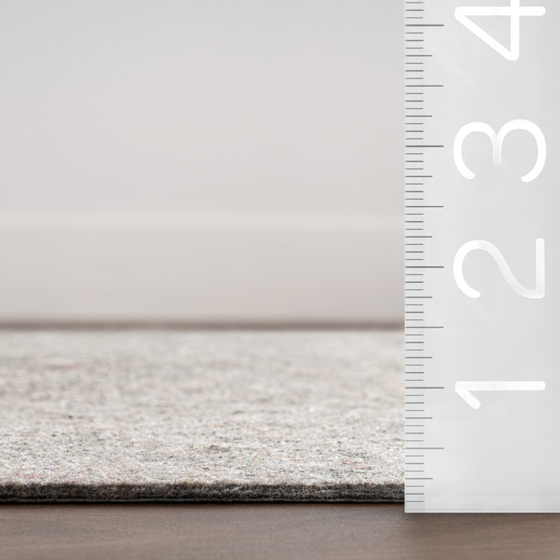 Union Rustic Gavin Luxury Vinyl Plank Safe Rug Pad, Rectangle 12' x 18'