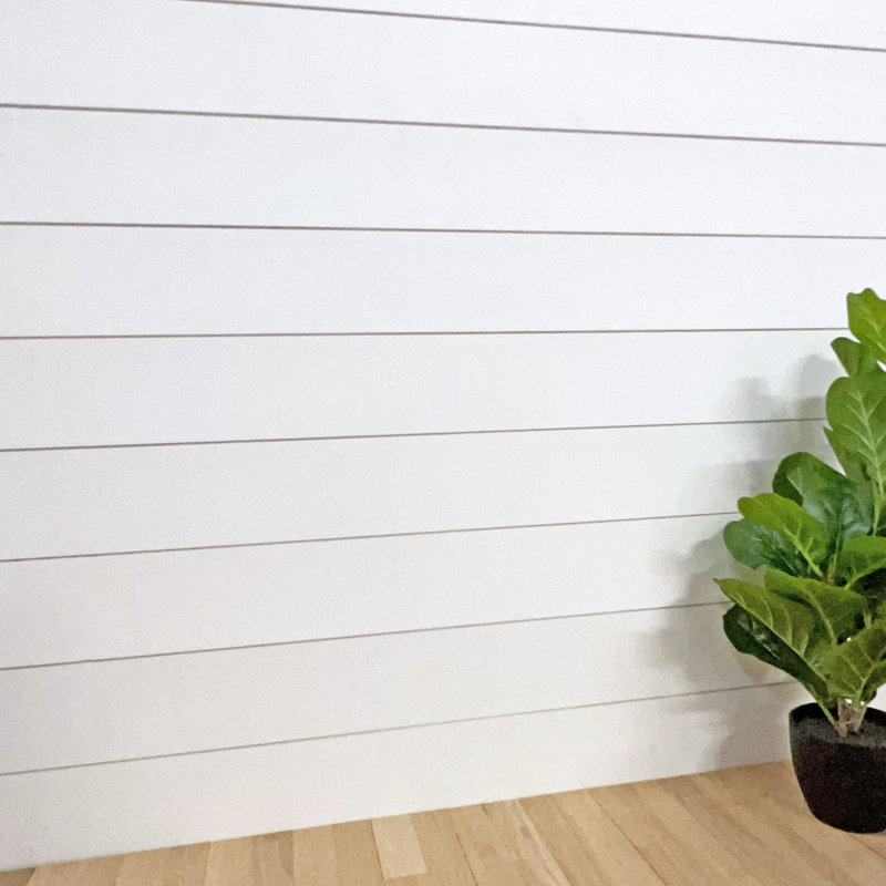 Primed White Nickel Gap Shiplap