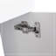 Meuble-lavabo à fermeture en douceur avec lavabo, 16 po pour petite salle de bain-1126268006