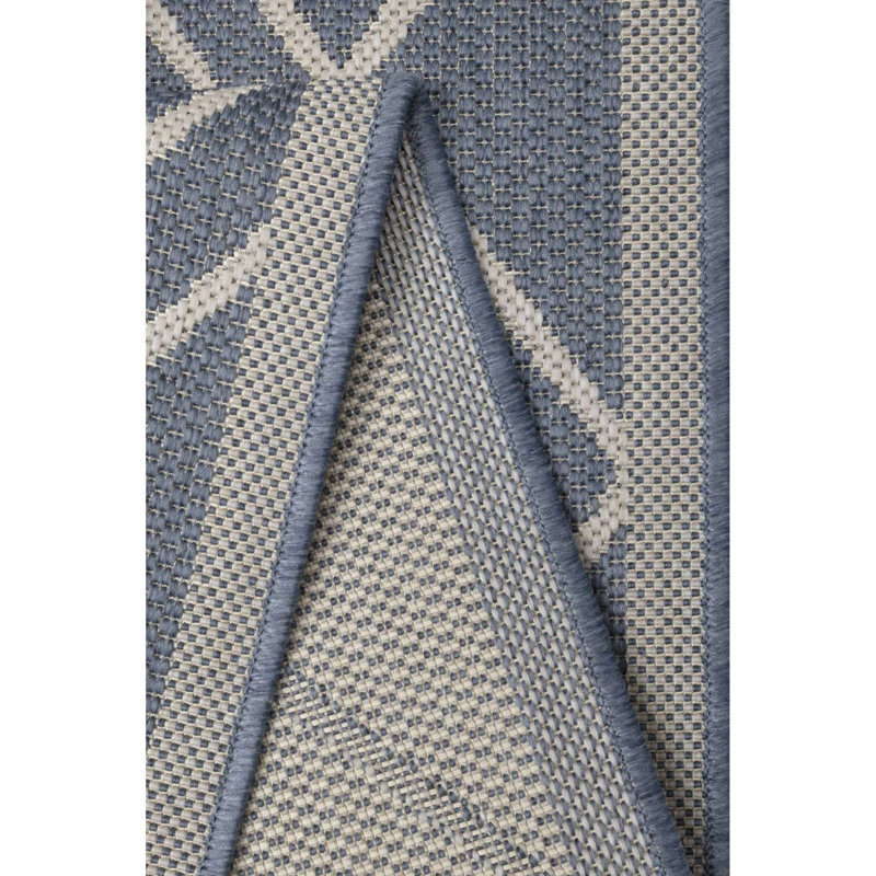 Demarcio Rectangle Geometric Dhurrie Indoor / Outdoor Area Rug, Rectangle 10' x 14'2"