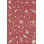 Floral Area Rug in Red