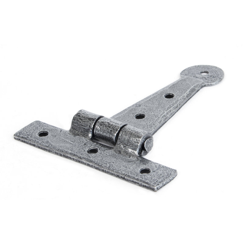 Penny End Door Accessory, 8cm H x 10.2cm W x 1.3cm D, Pewter Patina