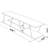 Medieval Modern TV Stand with Open Shelves, Storage Metal Cords Entertainment Center, 56 Inch Low TV Stand, White/Chrome-1702110278