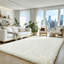 Aalieyah Deep Pile Fluffy Shaggy Area Rug for Indoor/Outdoor Use cream white-24117580