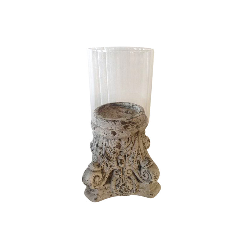 Ouragan en céramique avec verre