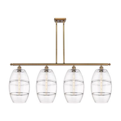 Luminaire suspendu rond / ovale pour îlot de cuisine à 4 lumières Dundrod