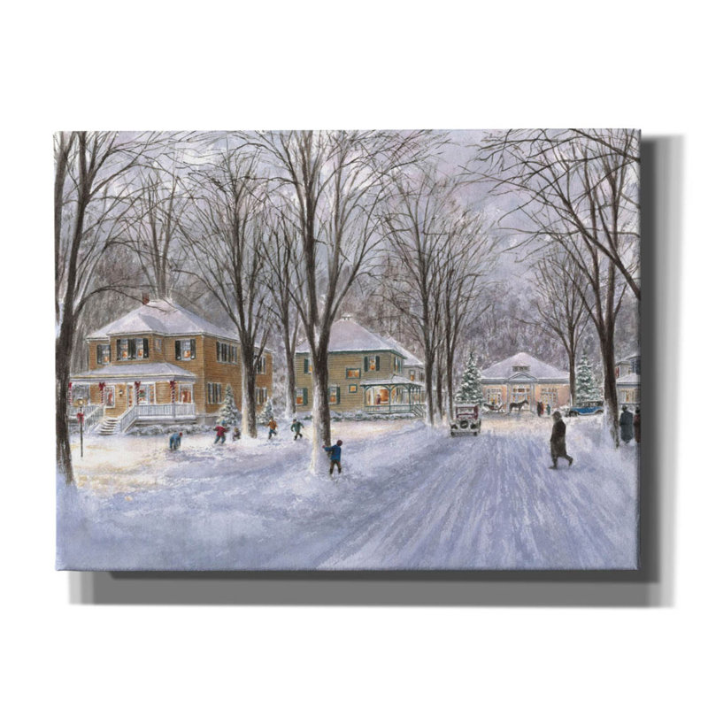 Sur toile, H 12 po x l 16 po x P 0,75 po