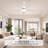 42'' Modern Smart Dimmable Ceiling Fan With 3-Color Dimmable LED Lights, 6-Speed Reversible DC Motor, Remote Control for Indoor Bedroom Living Room-927554216-927554390