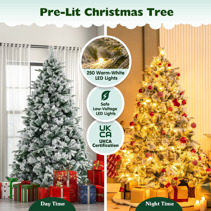 Lighted Artificial Christmas Tree