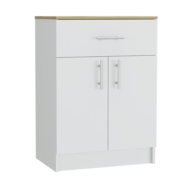 Armoire Oxford, un tiroir, une armoire à double porte avec deux tablettes