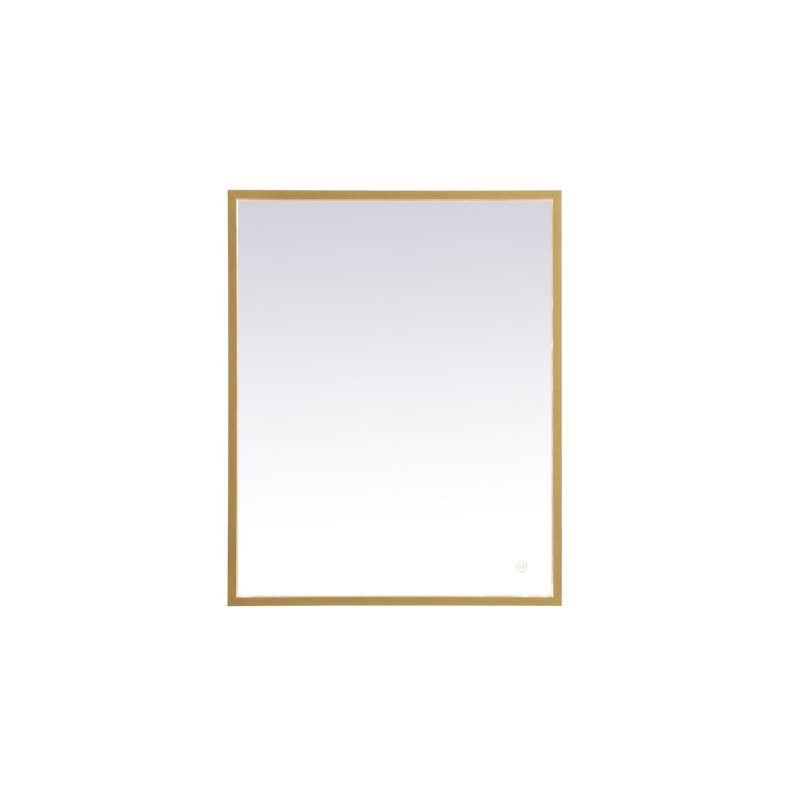 Piche Aluminum Mirror, Brass, 24" x 30"
