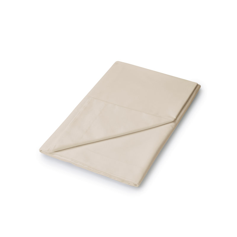 180 Thread Count Cotton Blend Flat Sheet, Kingsize (5'), Stone