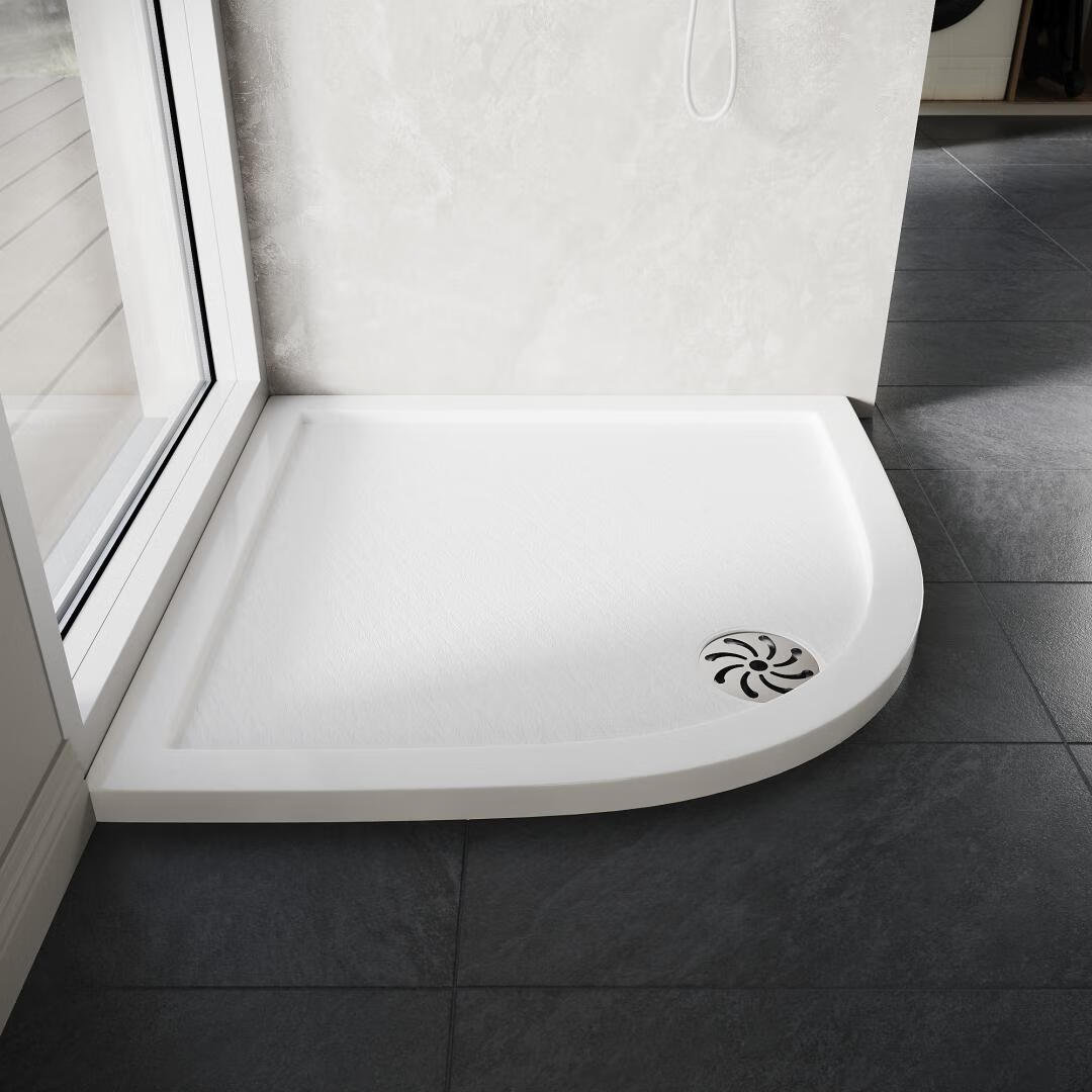 Hildebrand Composite Shower Tray Â White