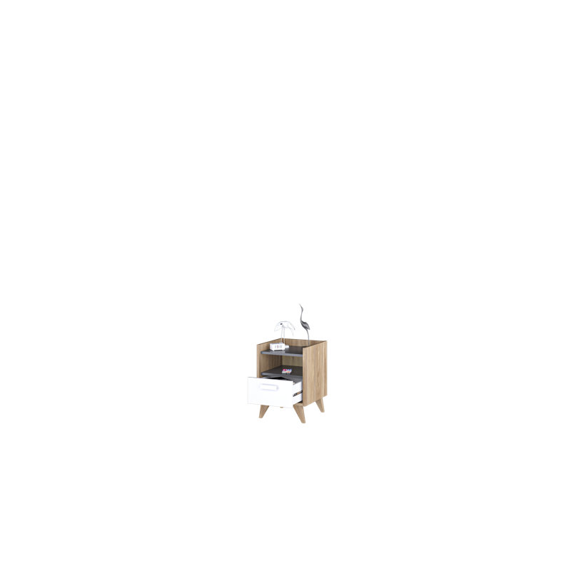 38cm W Particle Board / Chipboard Bedside Table