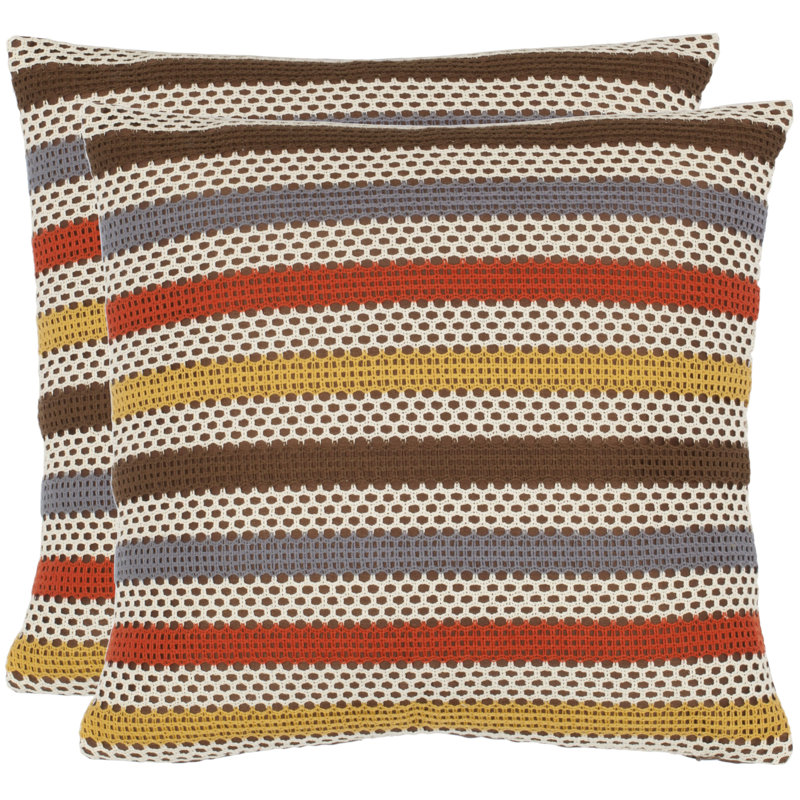 Coussin Leslie, Brun