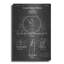 «Golf Teaching Dispositif Blueprint Vernis Chalkboard», art mural en métal-320698054