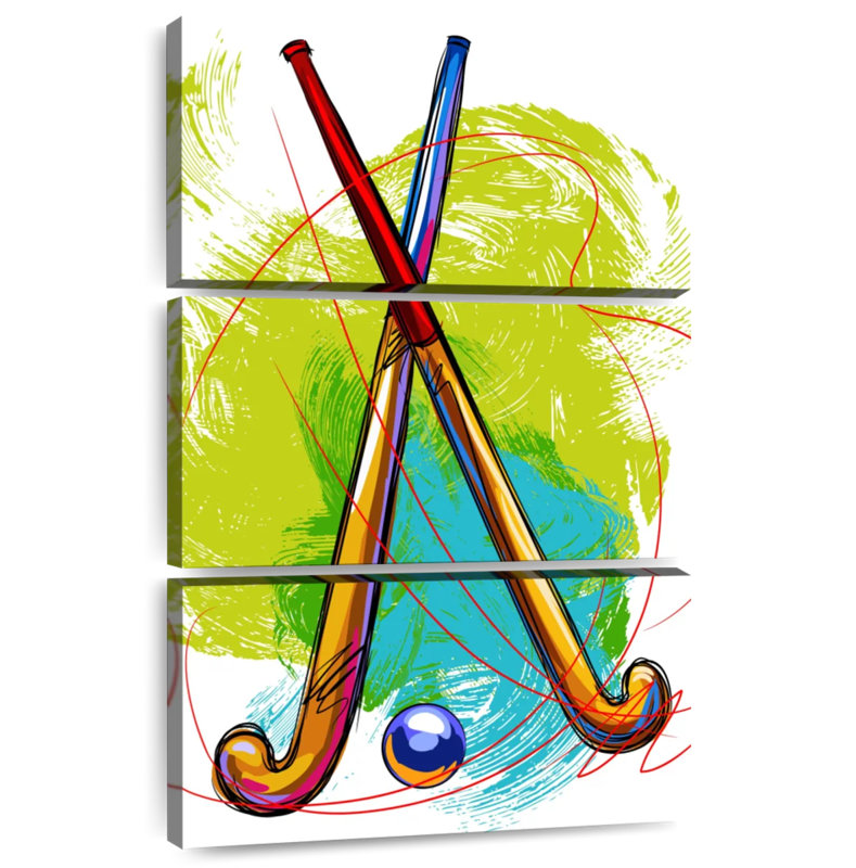 Scribble de hockey sur gazon Sireci, H 65 po x l 42 po