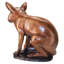 The Observant Sitting Fox Garden Statue