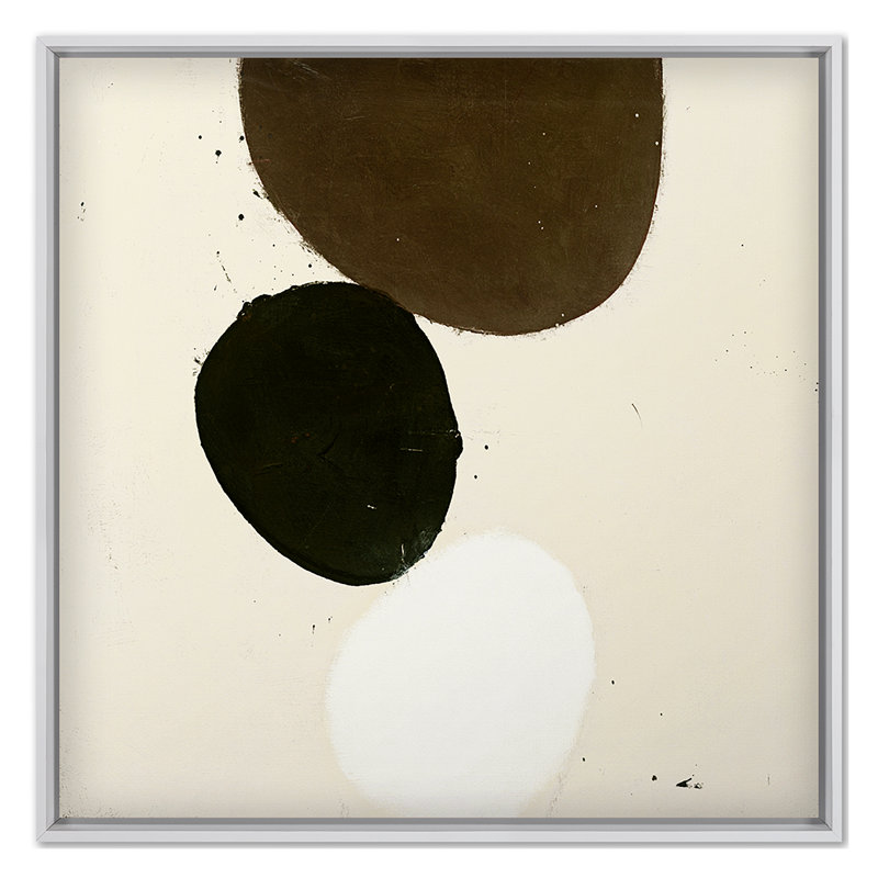 «Summer 2022 Simple 1» par JB Hall, Cadre flottant blanc