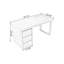 Bureaux rectangulaires en bois massif brun noisette-1889646749-1889646748