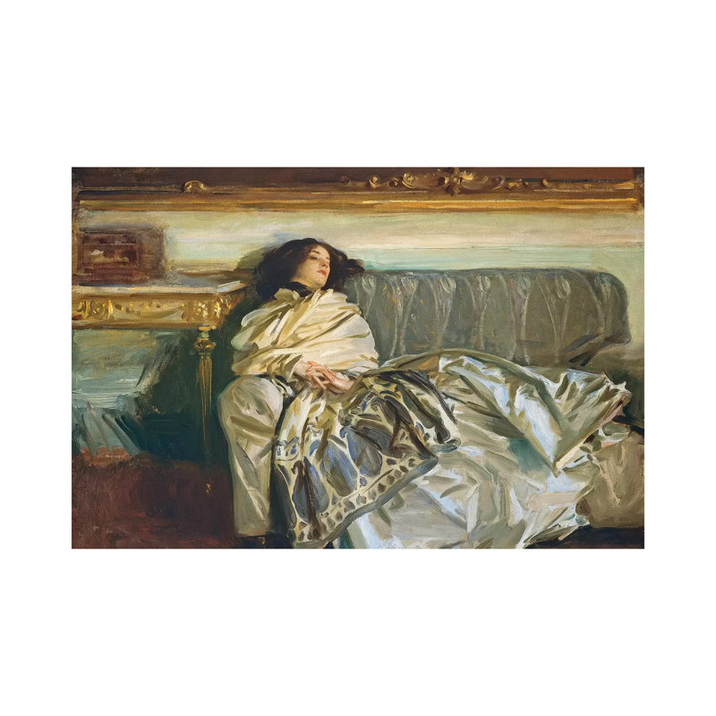 Nonchaloir , 1911 by John Singer Sargent - Wrapped Canvas Gallery-Wrapped Canvas Giclée, 20.32 cm H x 30.48 cm W