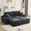 Méridienne à compression 81 po avec 2 coussins 81 po Corduroy-2032373984