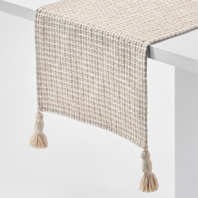Checkered Table Runner- 80 Inches Long - Machine Washable -Ideal for Kitchen and Dining Room Table