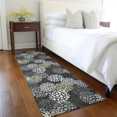 Maliana Washable Abstract Indoor / Outdoor Rug