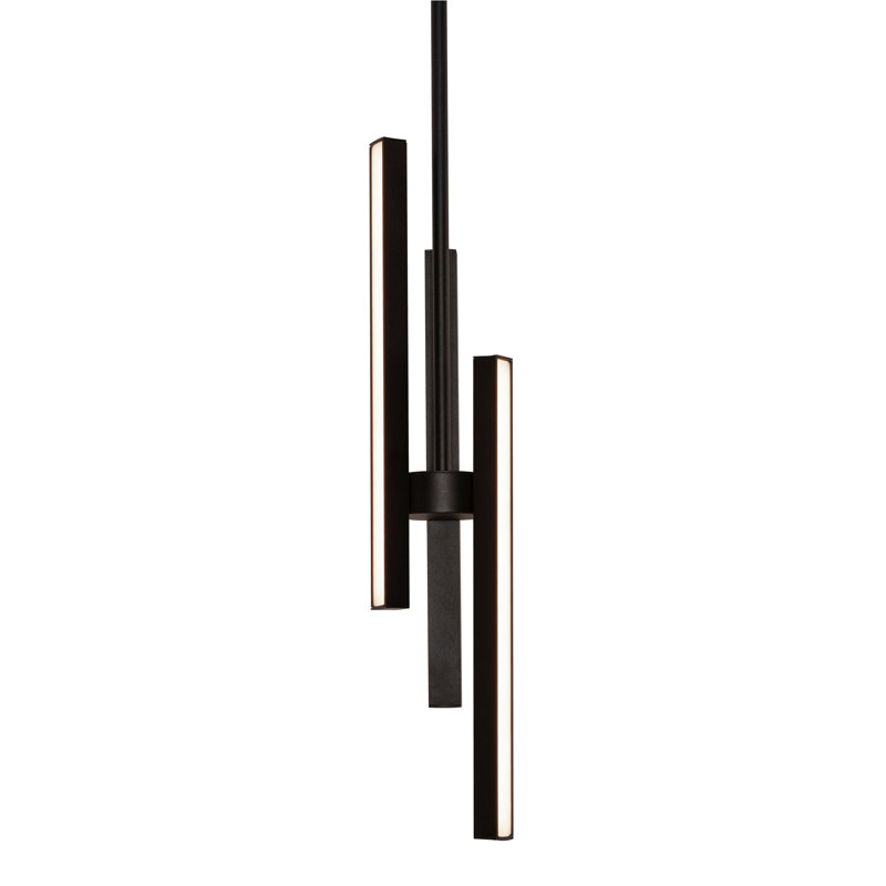 Adala 3 - Light LED Unique/Statement Pendant, Black