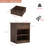 1 - Drawer Nightstand With Charging Station-1268071372