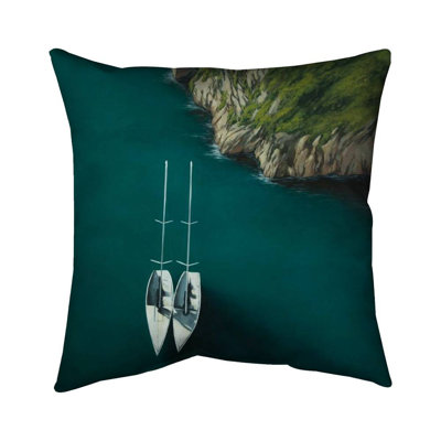 Smooth sailing Scenic Bedroom – Throw Pillow Cover Only, Double-Sided Print, Insert Not Included