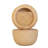 21.7X21.7X34.3" Cement Round Water Fountain With Light And Pump