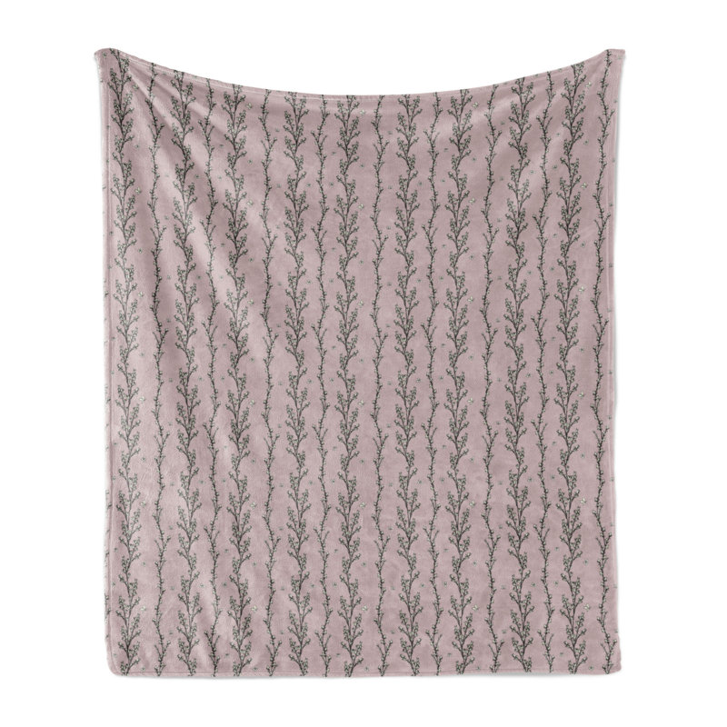 Hand Woven Throw Blanket, 50" W x 70" L